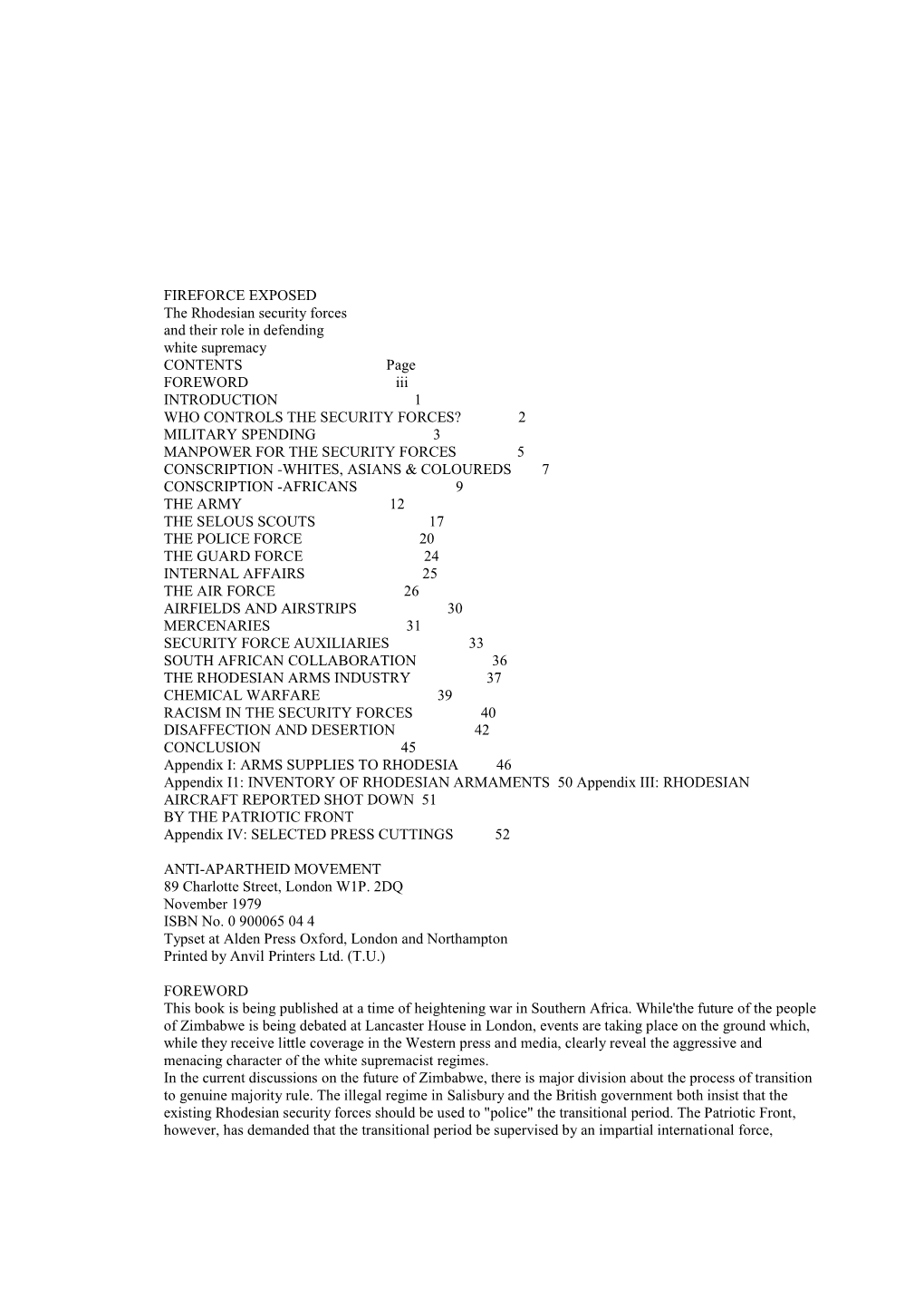 FIREFORCE EXPOSED the Rhodesian Security Forces and Their