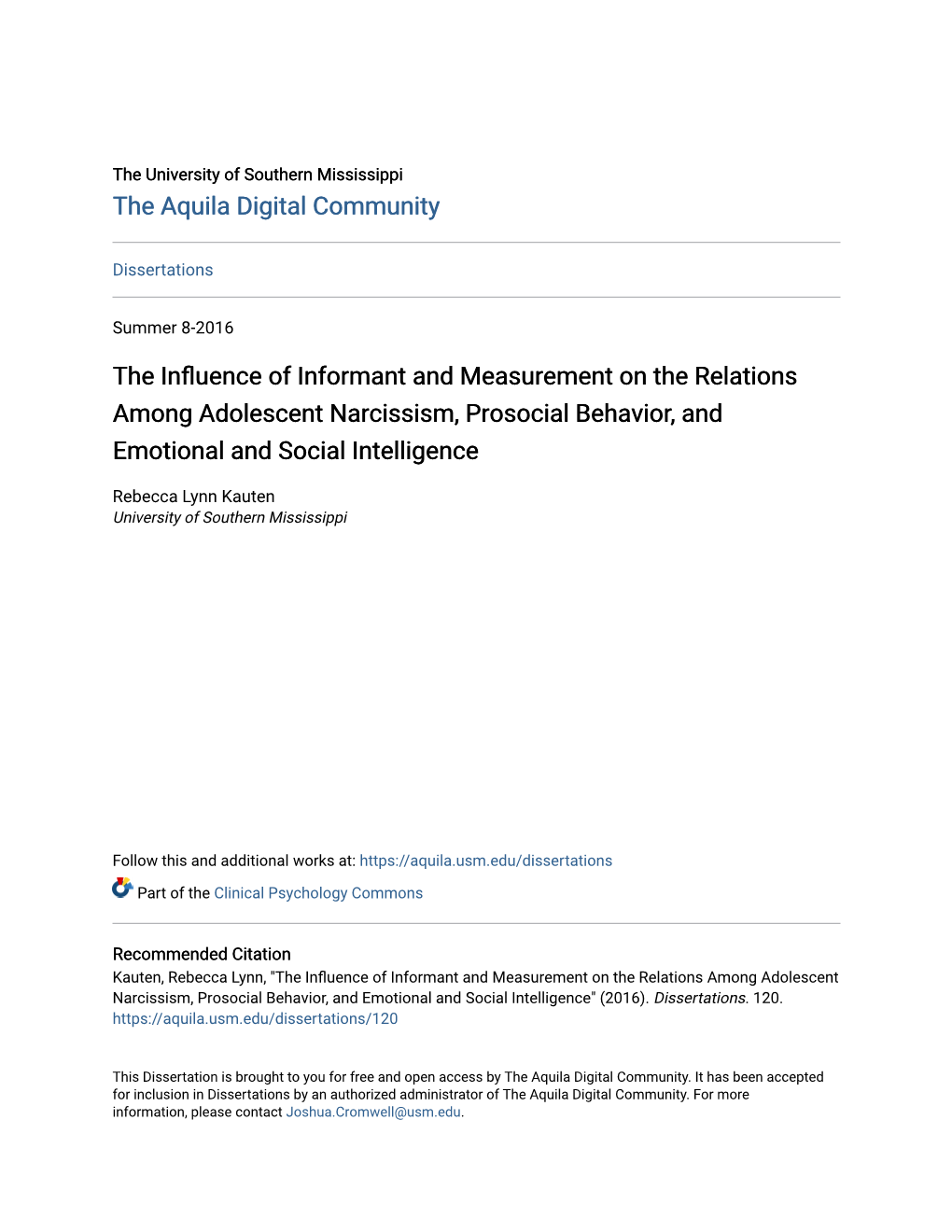 The Influence of Informant and Measurement on the Relations Among Adolescent Narcissism, Prosocial Behavior, and Emotional and Social Intelligence