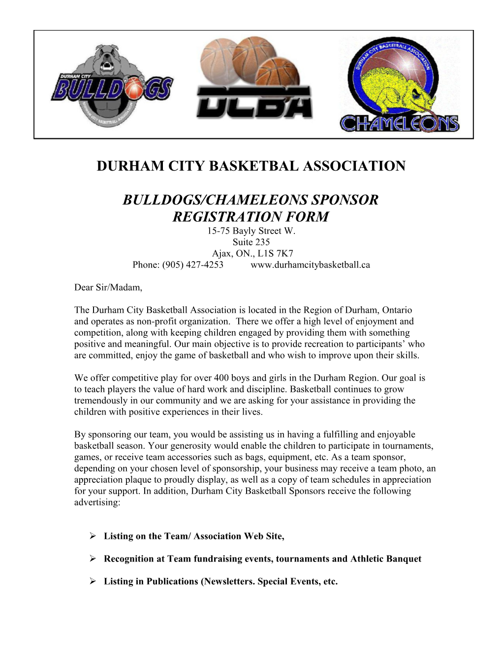 Durham City Basketbal Association