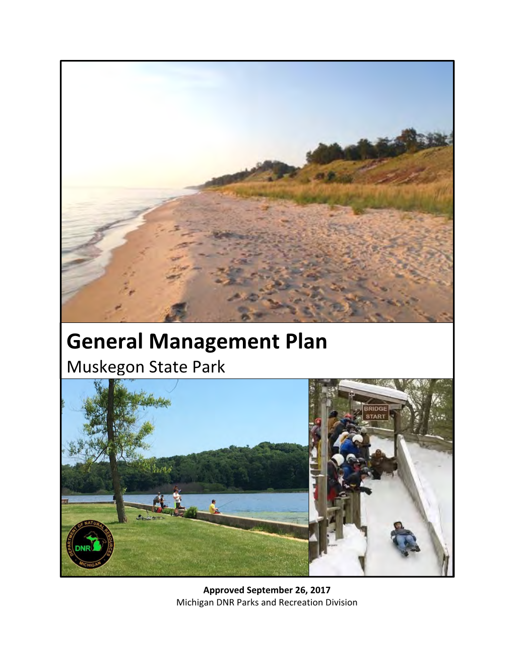 Muskegon State Park General Management Plan