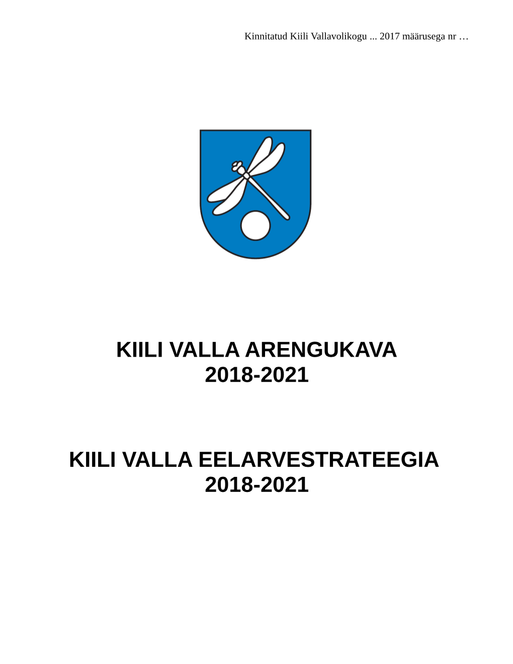 Kiili Valla Arengukava 2018-2021