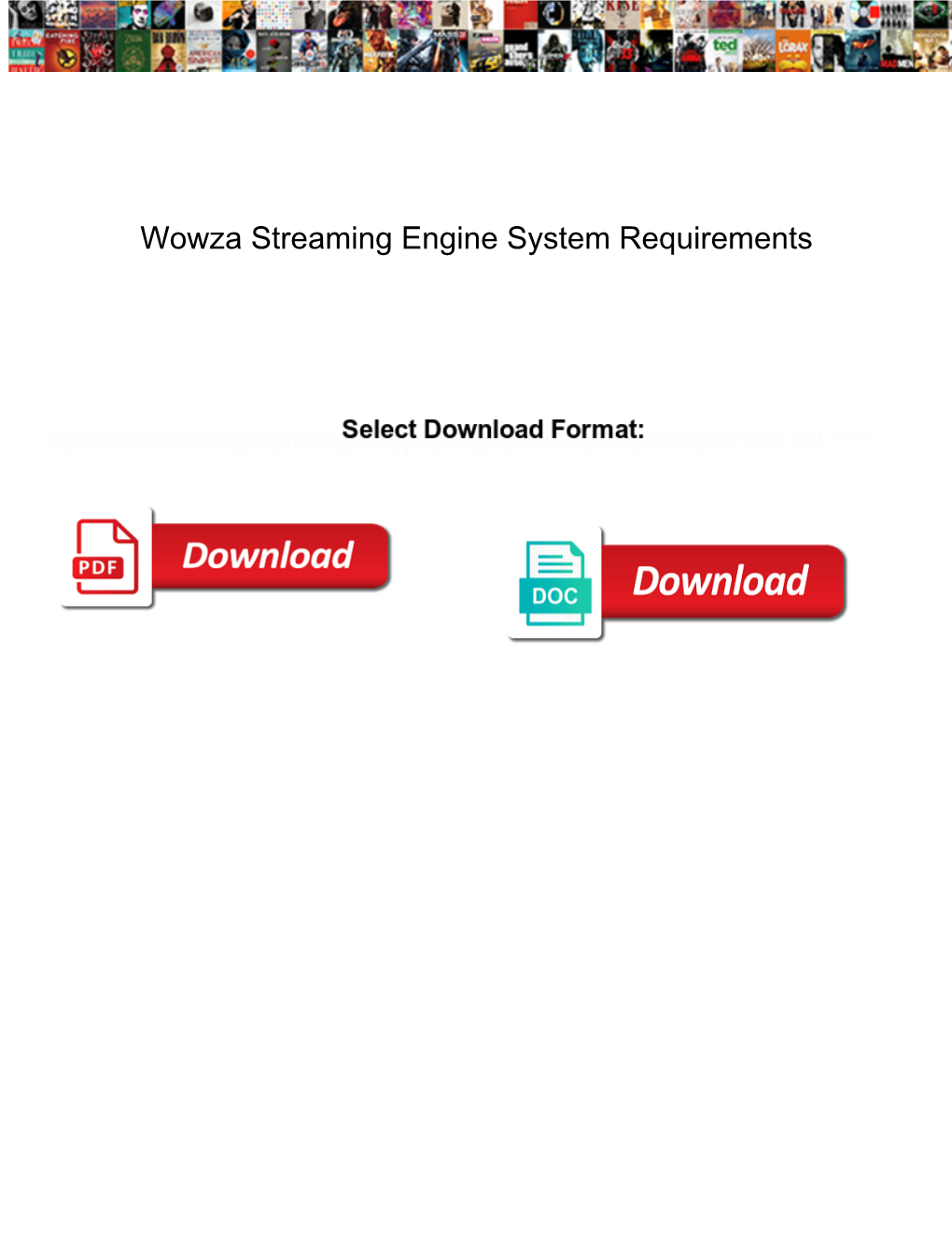 Wowza Streaming Engine System Requirements