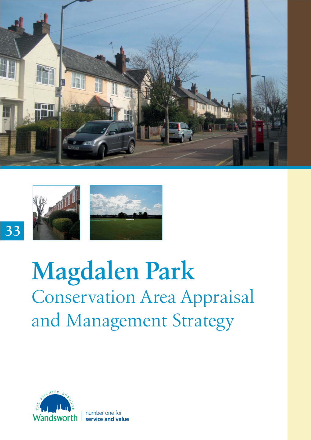 Magdalen Park Conservation Area Appraisal and Management Strategy