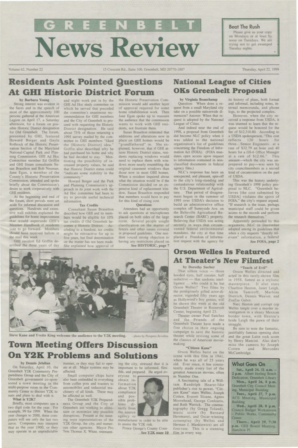 GHI Historic District Forum