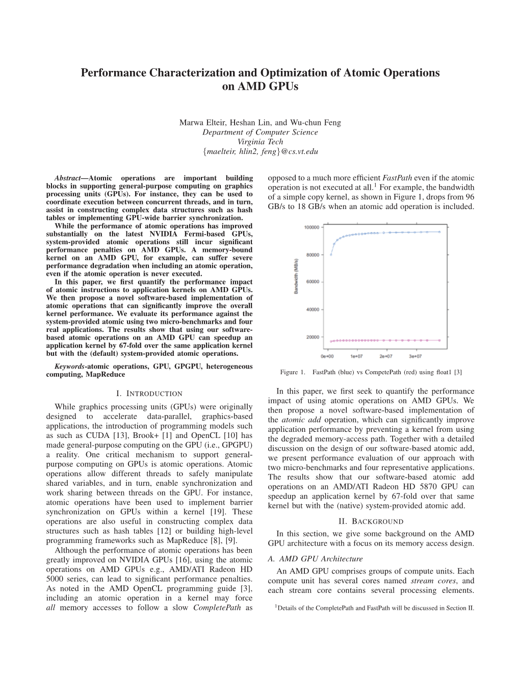 Performance Characterization and Optimization of Atomic Operations on AMD Gpus