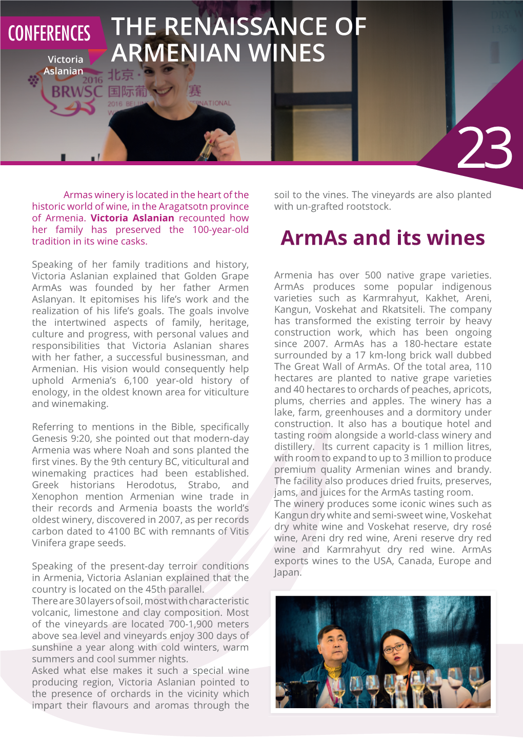 The Renaissance of Armenian Wines