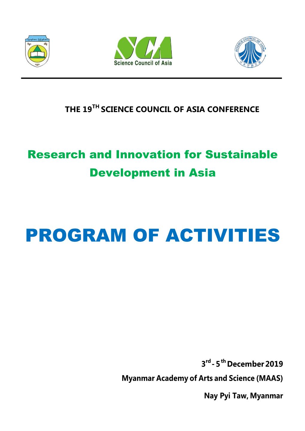 Link to the Conference Program of the 19Th