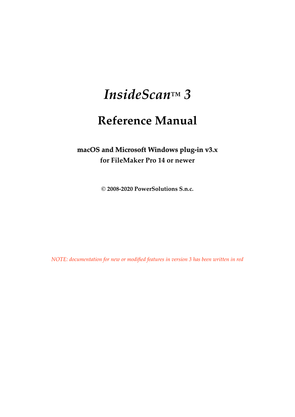 Insidescan 3.X Reference