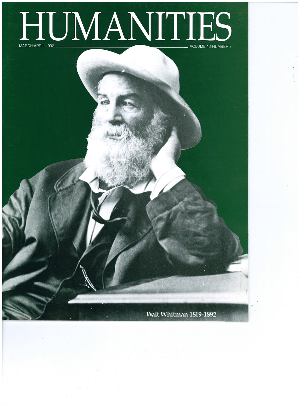 Walt Whitman 1819-1892 EDITOR's NOTE