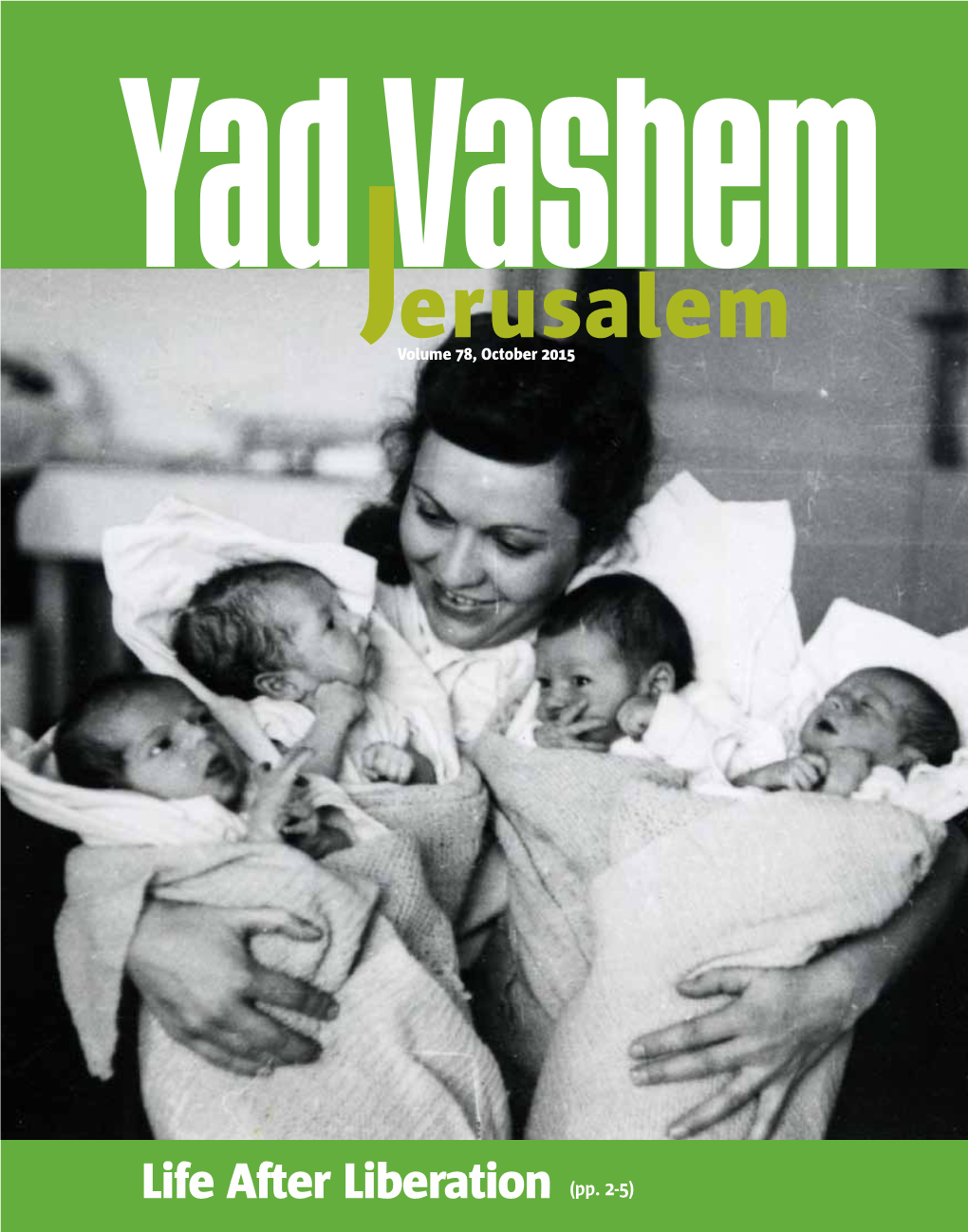 Jerusalemhem Volume 78, October 2015