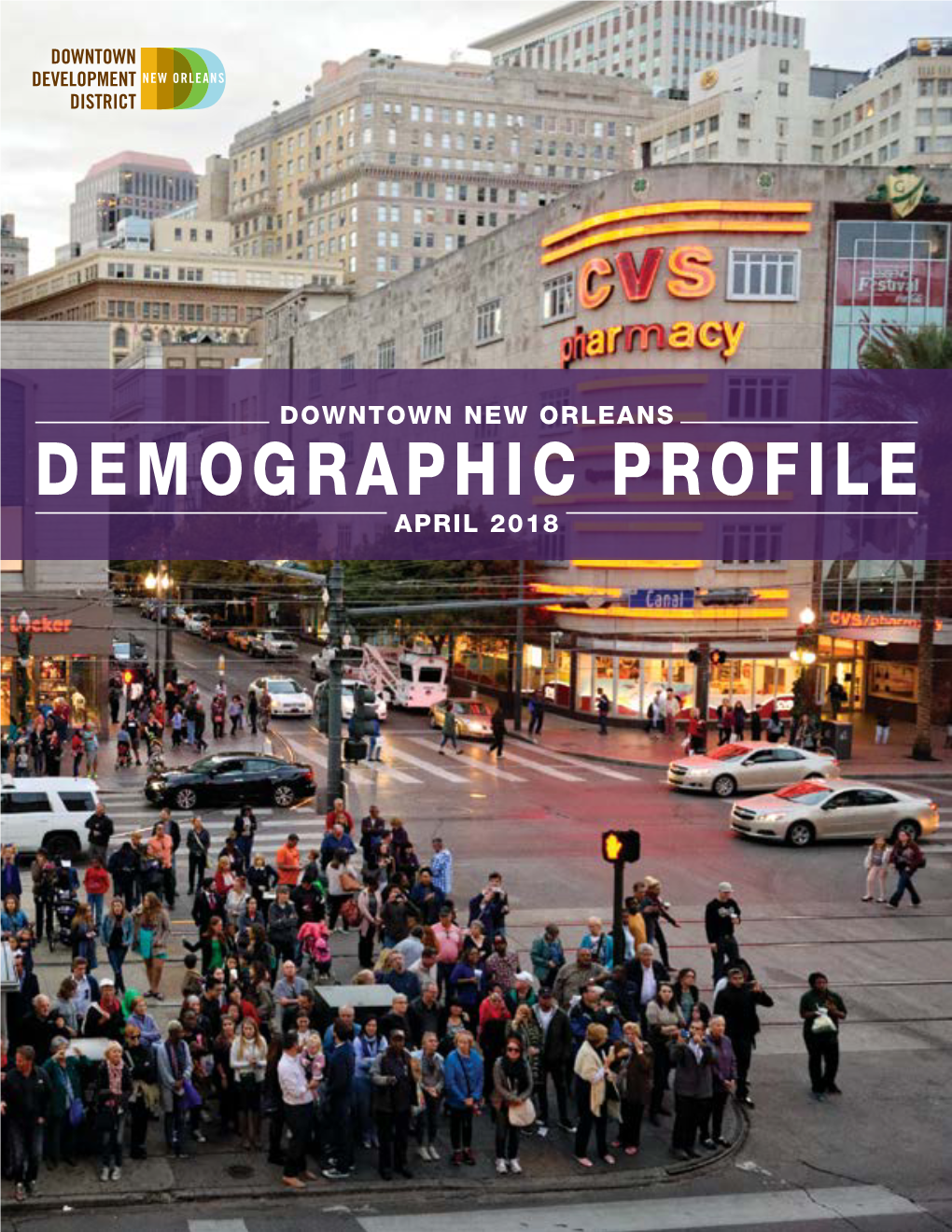 DEMOGRAPHIC PROFILE Facebook: Facebook.Com/Downtownnola APRIL 2018 April 1, 2018