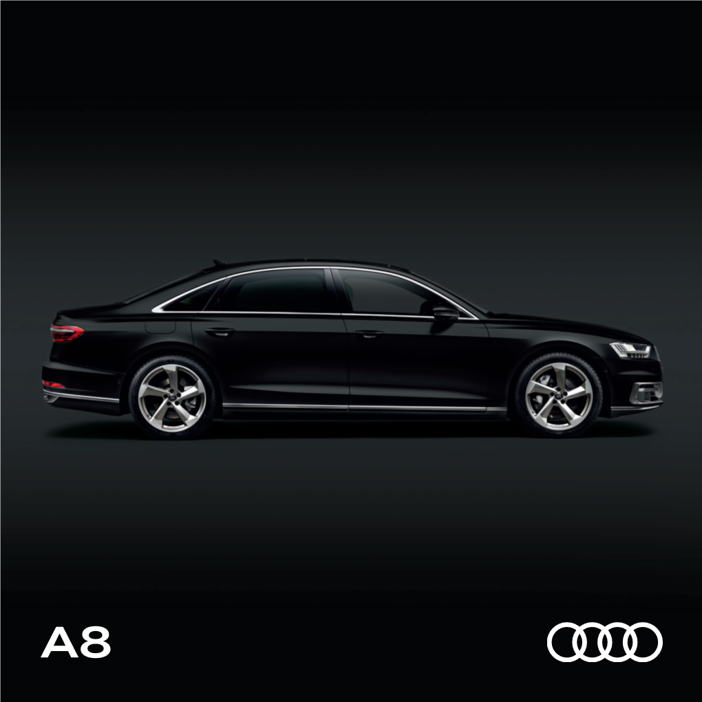 A8 Contents This Guide Is Designed to Give You an Overview of the Features and Options of the New Audi A8 Range