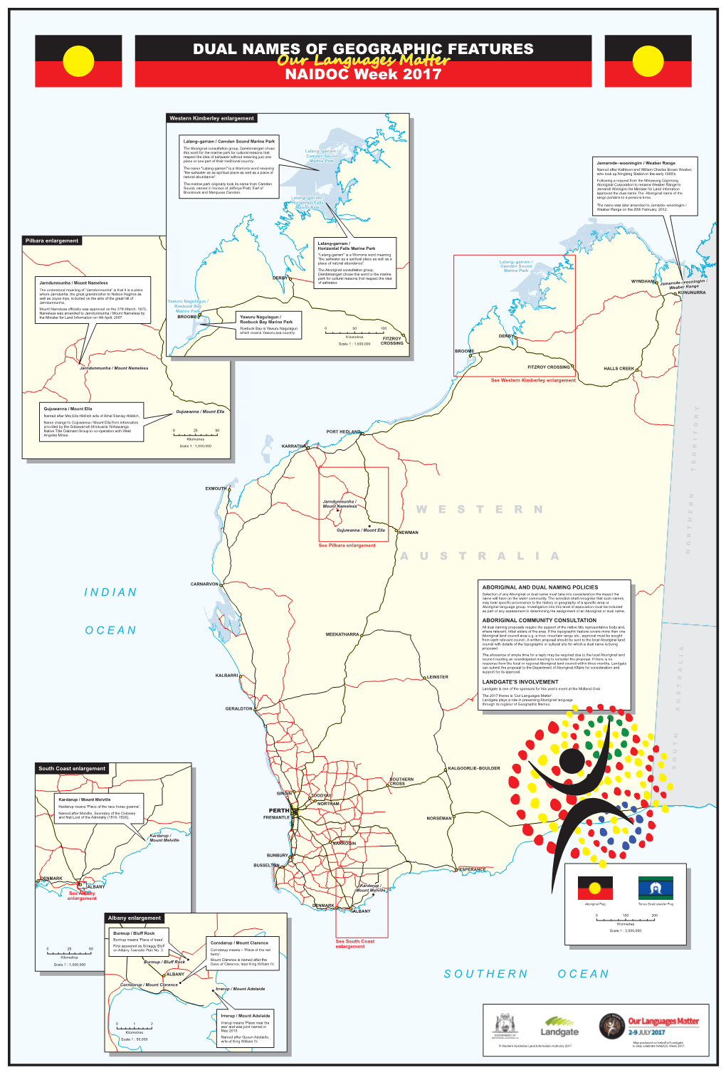 DUAL NAMES of GEOGRAPHIC FEATURES NAIDOC Week 2017