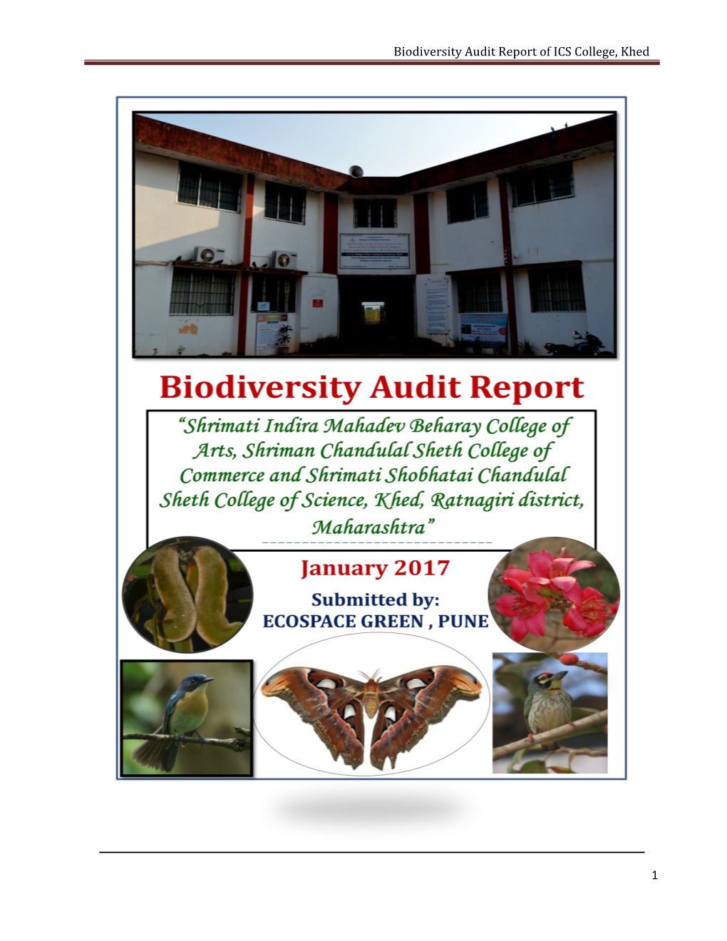 Biodiversity Audit Report of ICS College, Khed