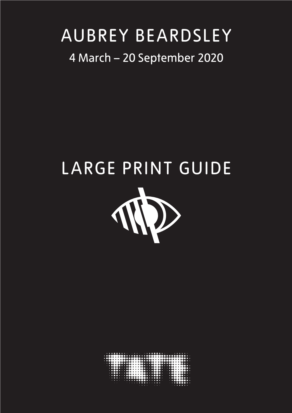 Large Print Guide Aubrey Beardsley