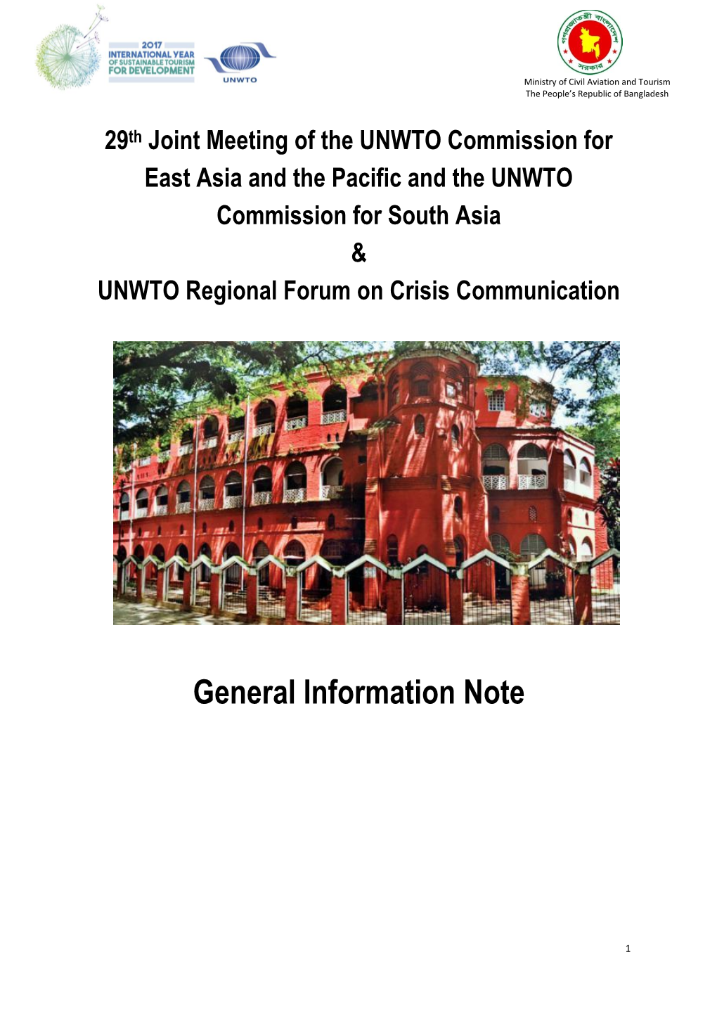 General Information Note