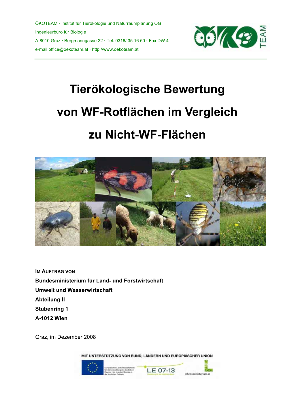 Evaluierungsstudie Tierökologische Bewertung