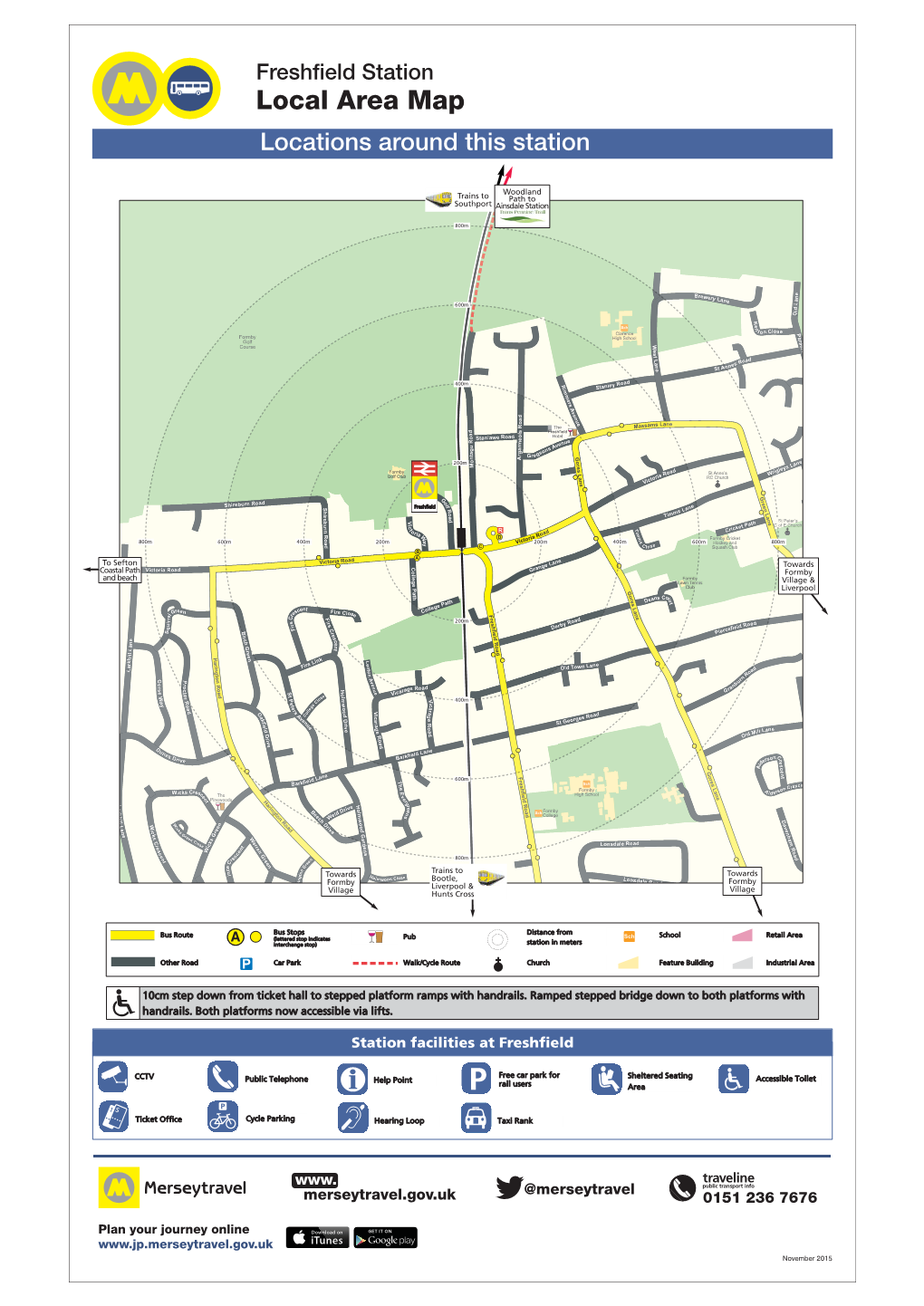 Local Area Map Locations Around This Station