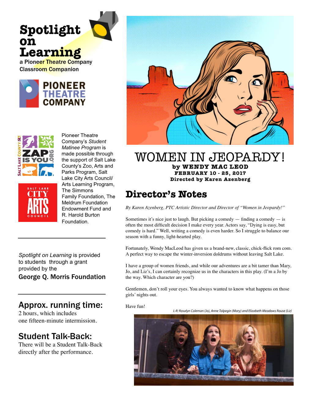 Spotlight on Learning WOMEN in JEOPARDY!