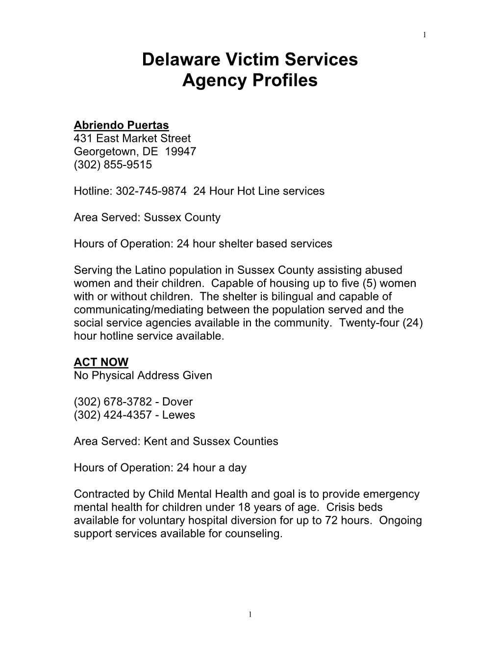 Agency Profiles2