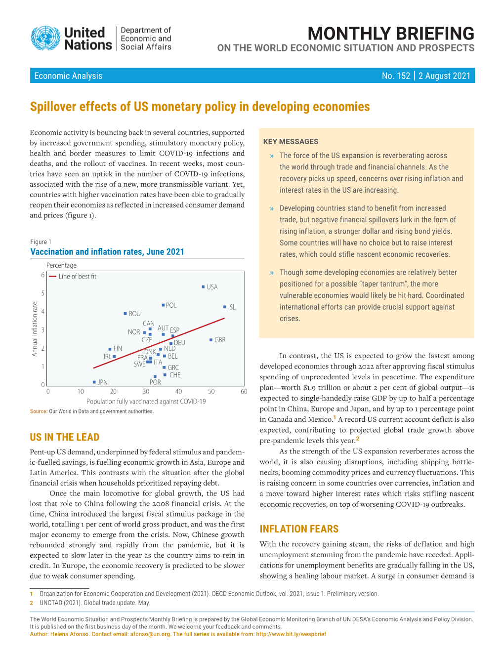 August 2021 Monthly Briefing, No