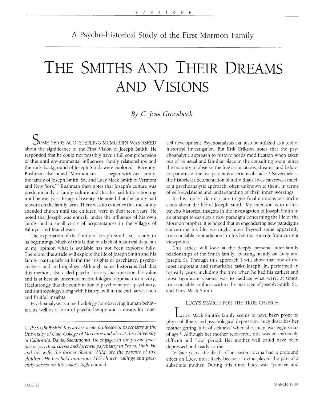 The Smiths and Their Dreams and Visions