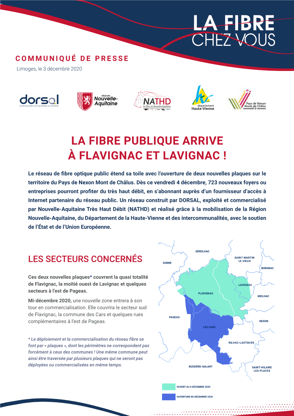 La Fibre Arrive À Flavignac Et Lavignac