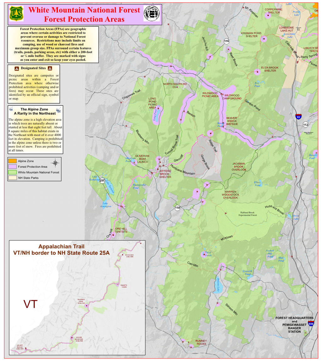 Appalachian Trail VT/NH Border to NH State Route