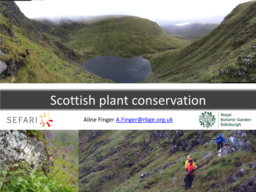 Scottish Plant Conservation