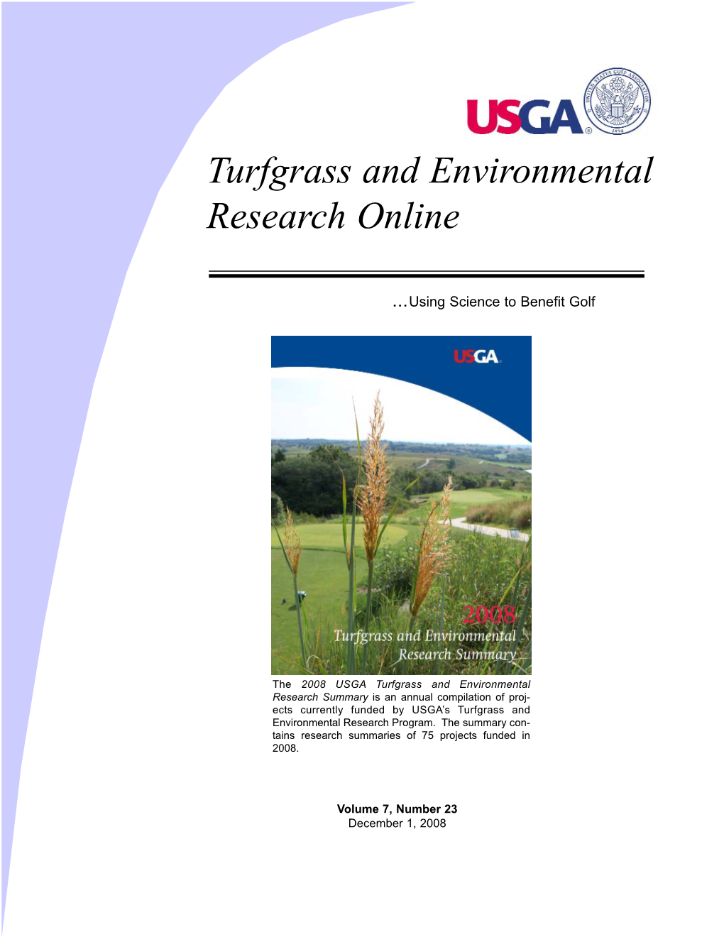 Grass and Environmental Research Online