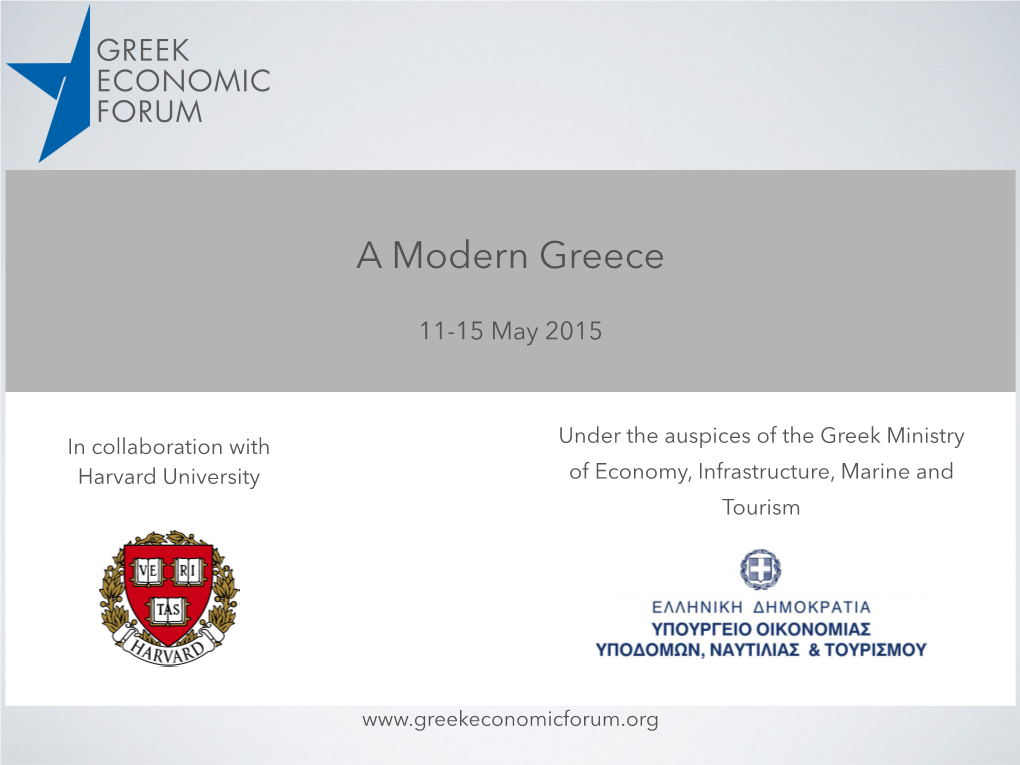 Presentation Greek Economic Forum