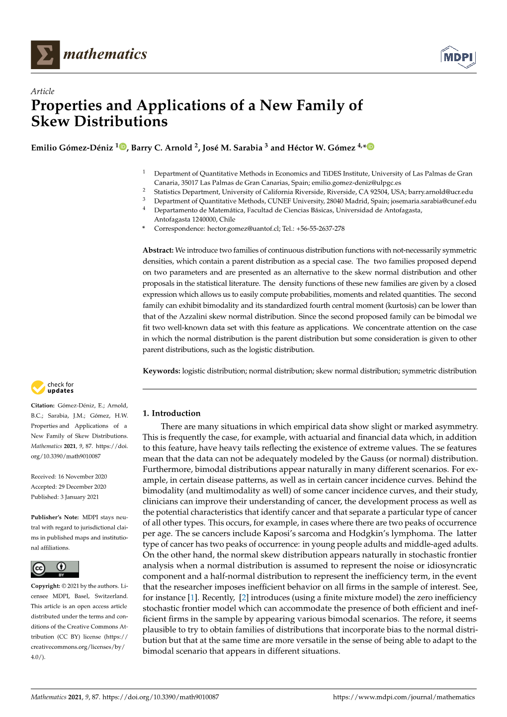 Properties and Applications of a New Family of Skew Distributions