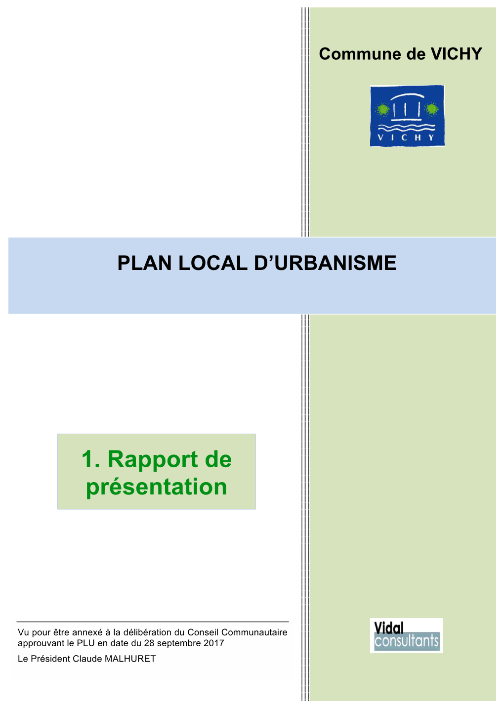 1. Rapport De Présentation Vichy