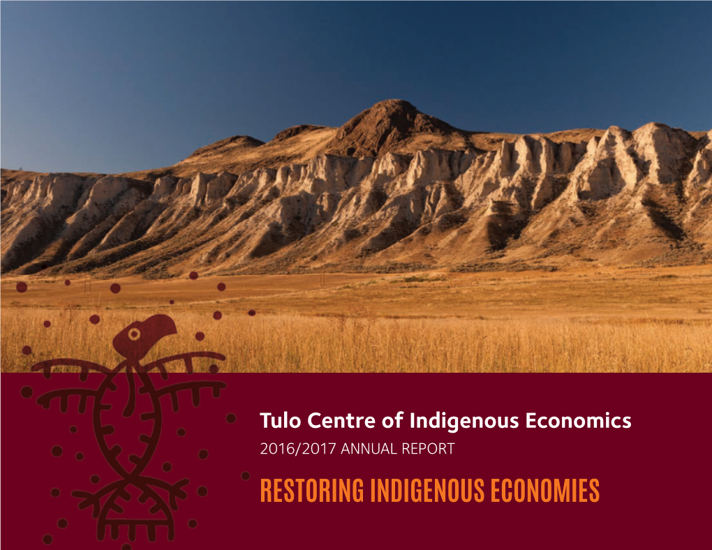 Restoring Indigenous Economies