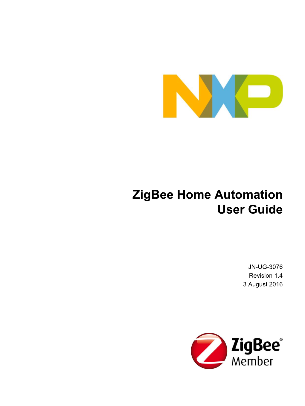 Zigbee Home Automation User Guide