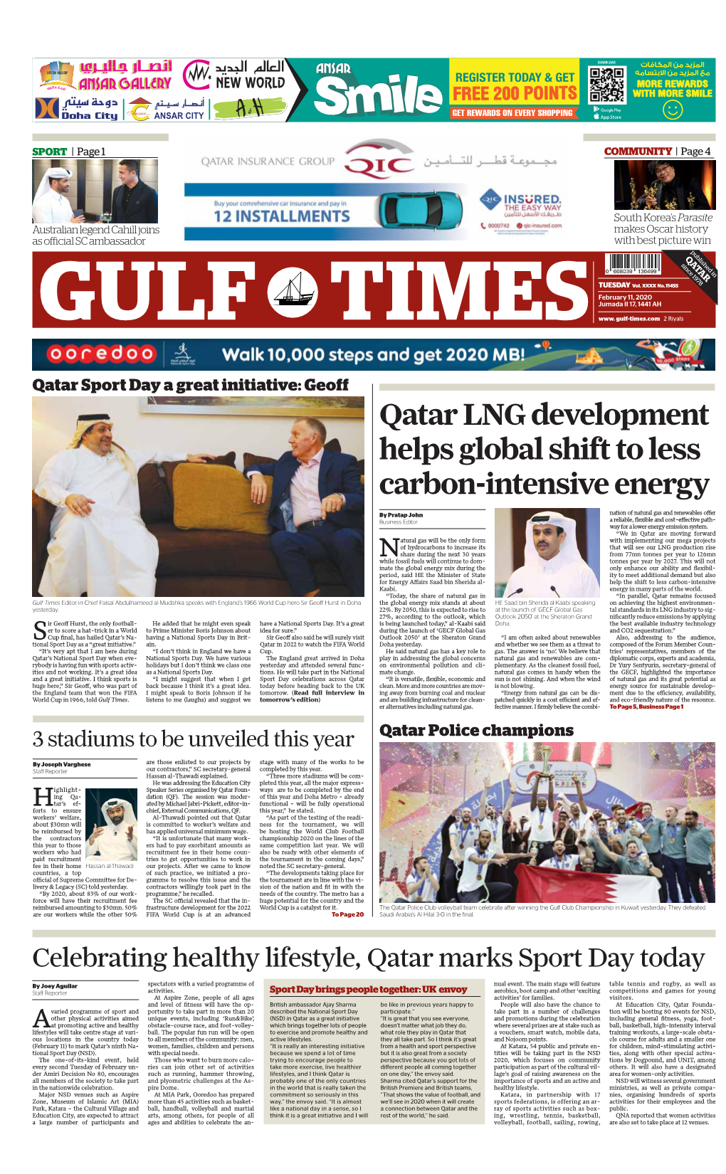 Qatar LNG Development Helps Global Shift to Less Carbon-Intensive Energy