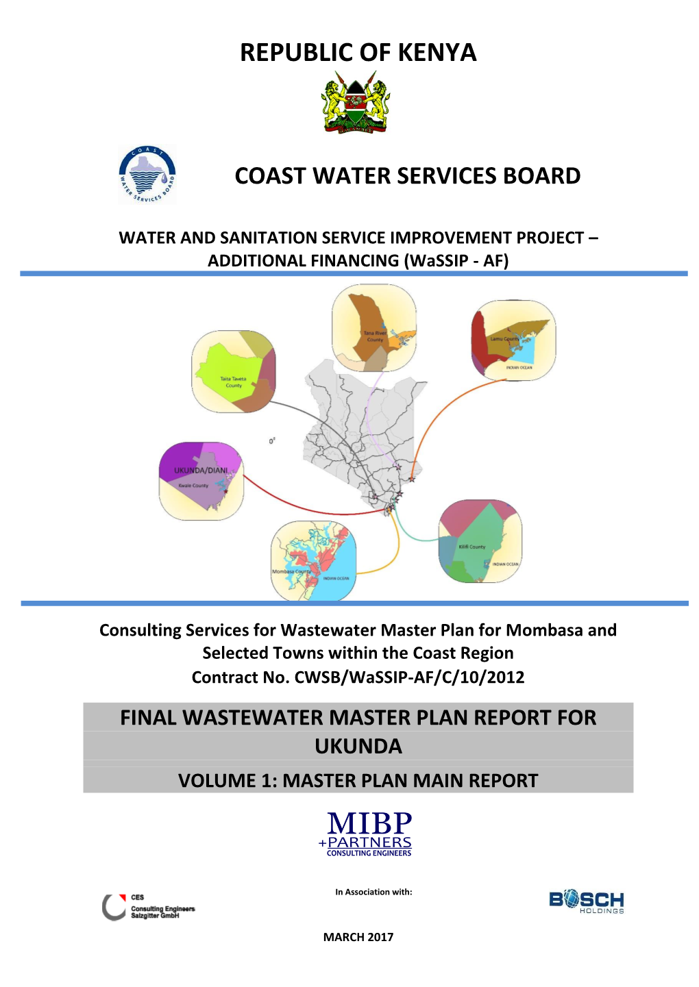Wastewater Master Plan Report for Ukunda