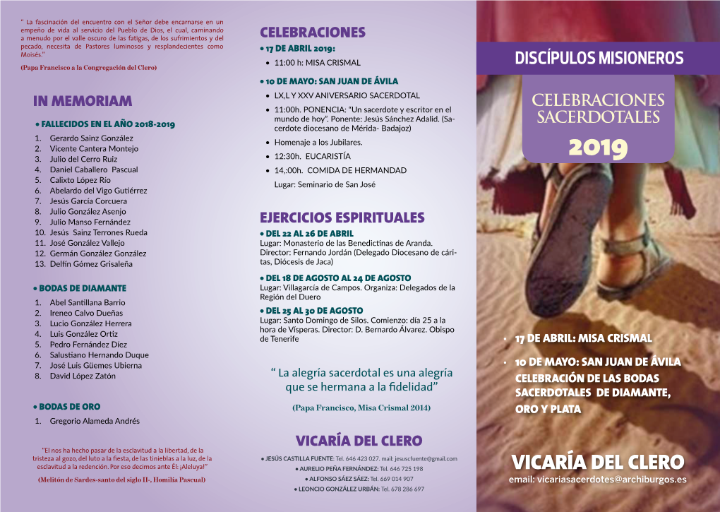 Celebración Clero 2019