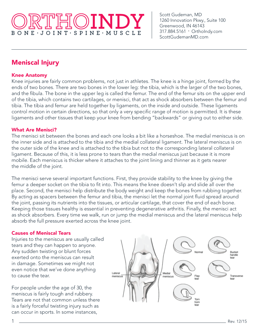 Meniscal Injury.Pdf