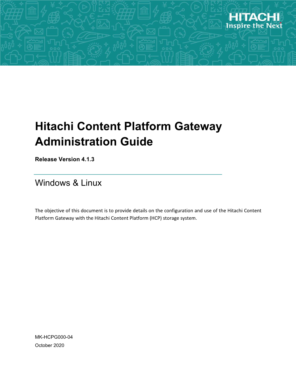 HCP Gateway Administration Guide 1