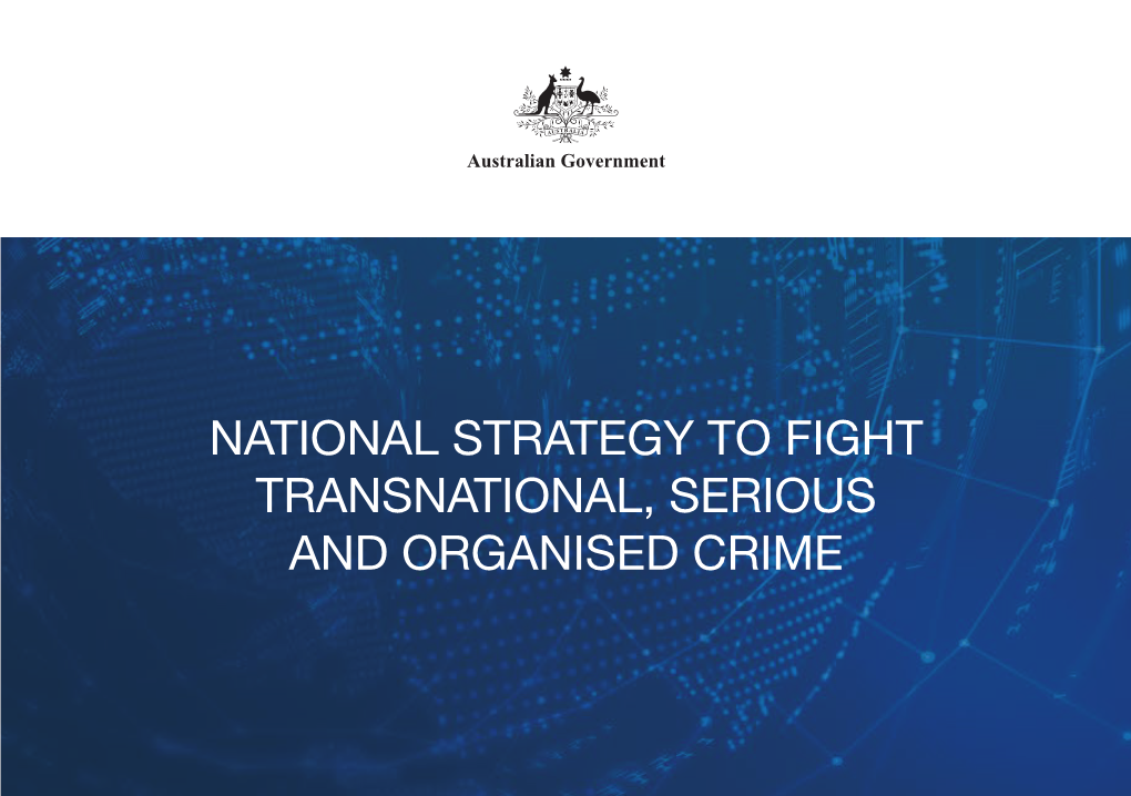 National Strategy to Fight Transnational, Serious and Organised Crime