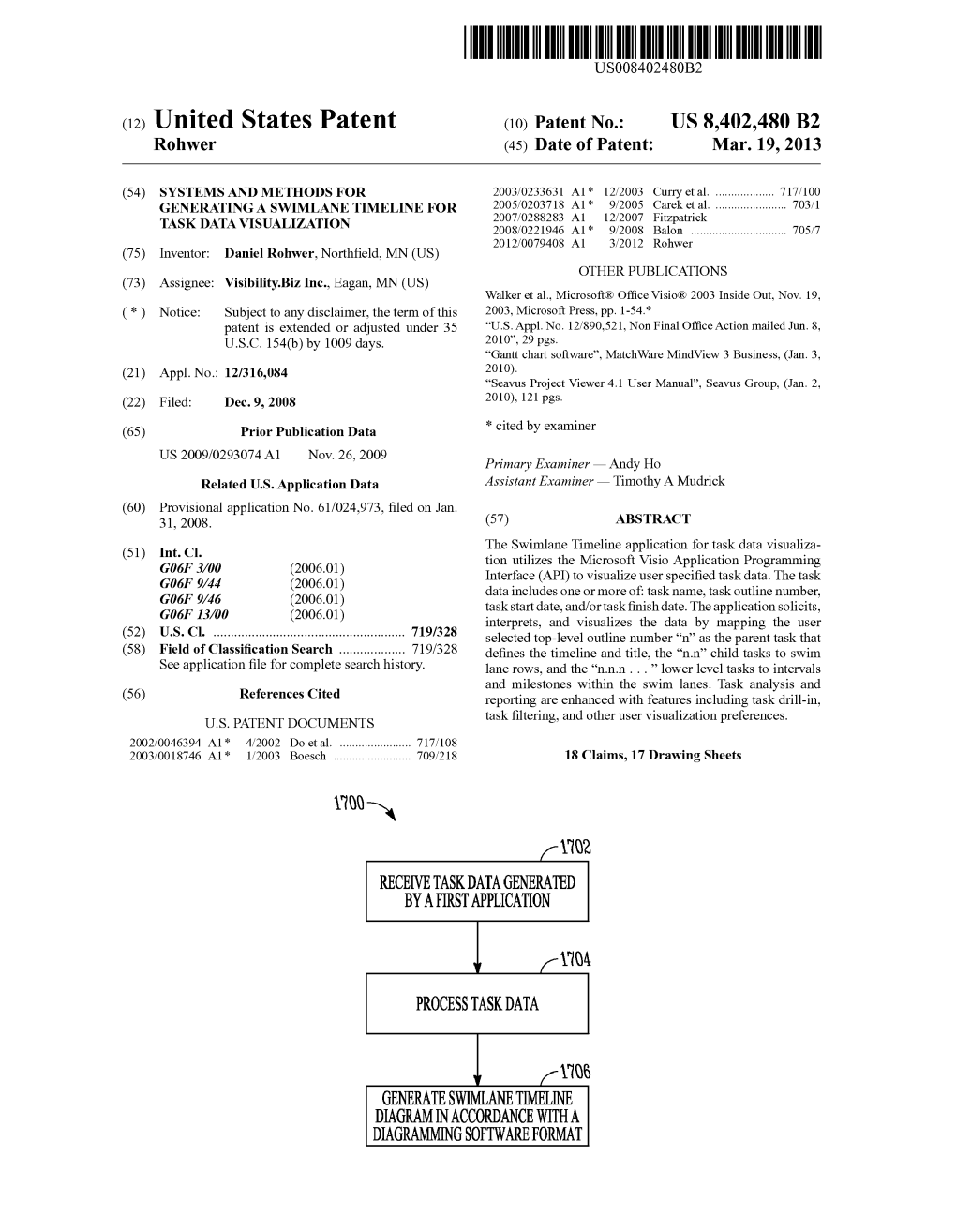 (12) United States Patent (10) Patent No.: US 8402,480 B2 Roh Wer (45) Date of Patent: Mar