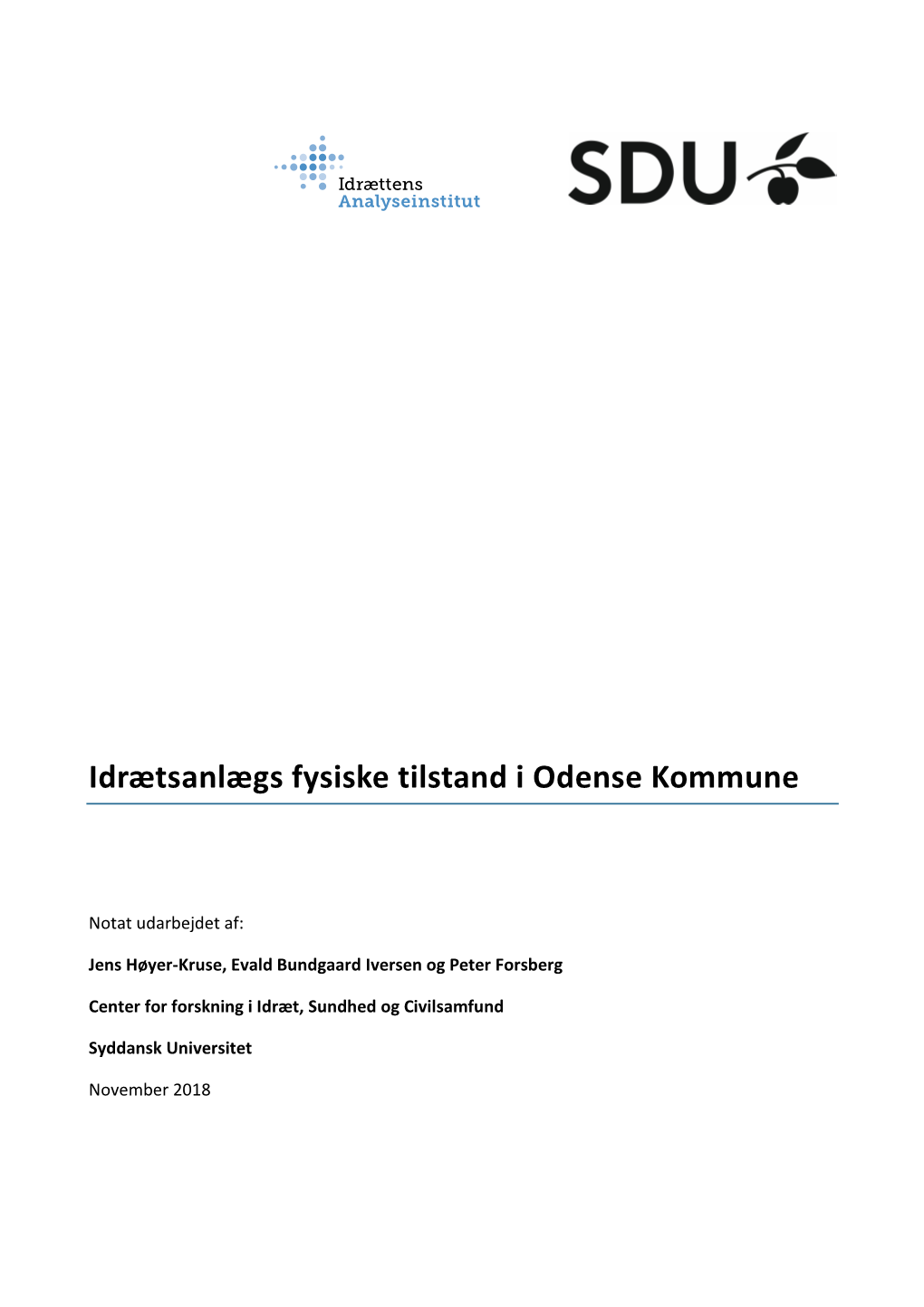 Idrætsanlægs Fysiske Tilstand I Odense Kommune