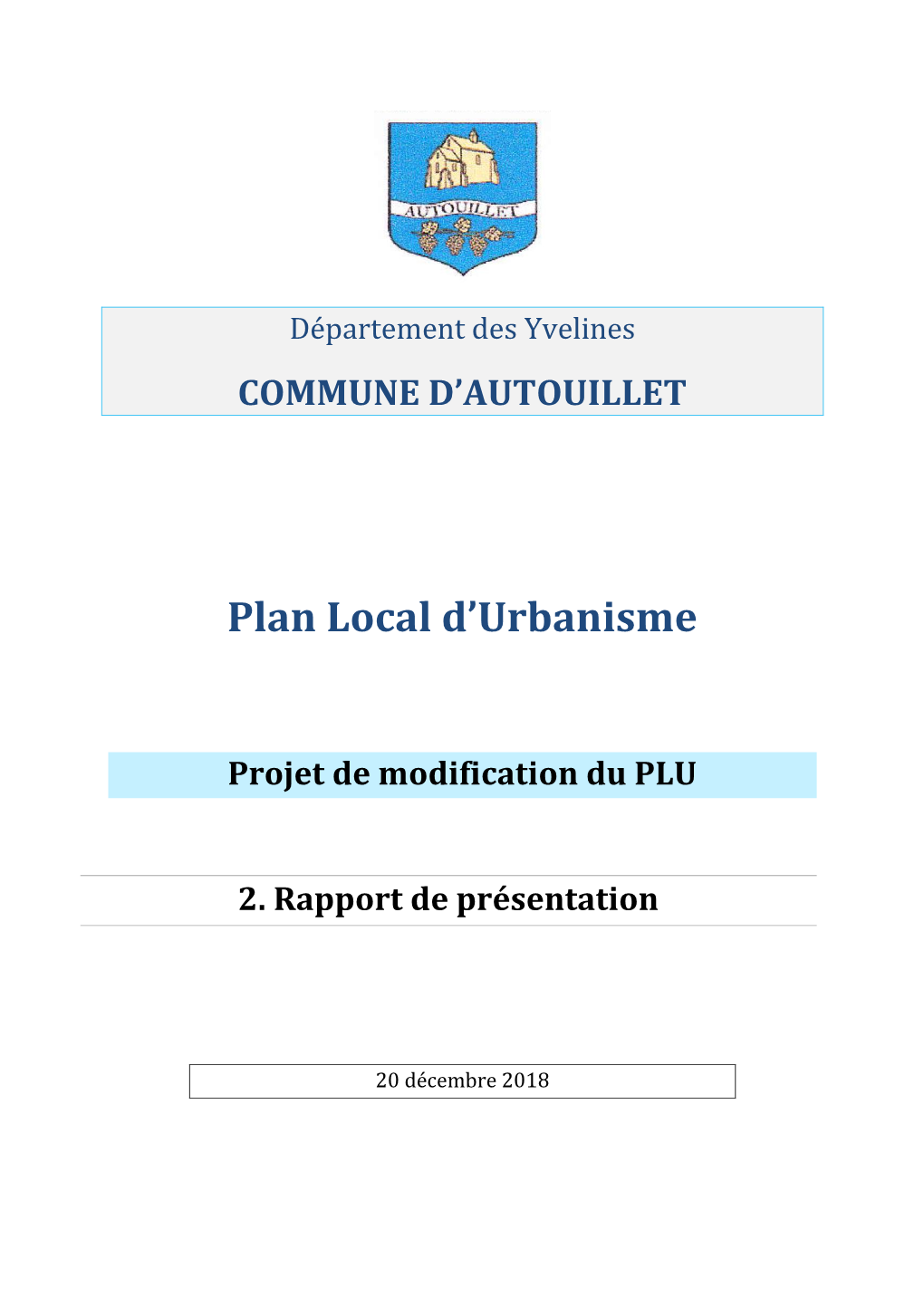 Plan Local D'urbanisme