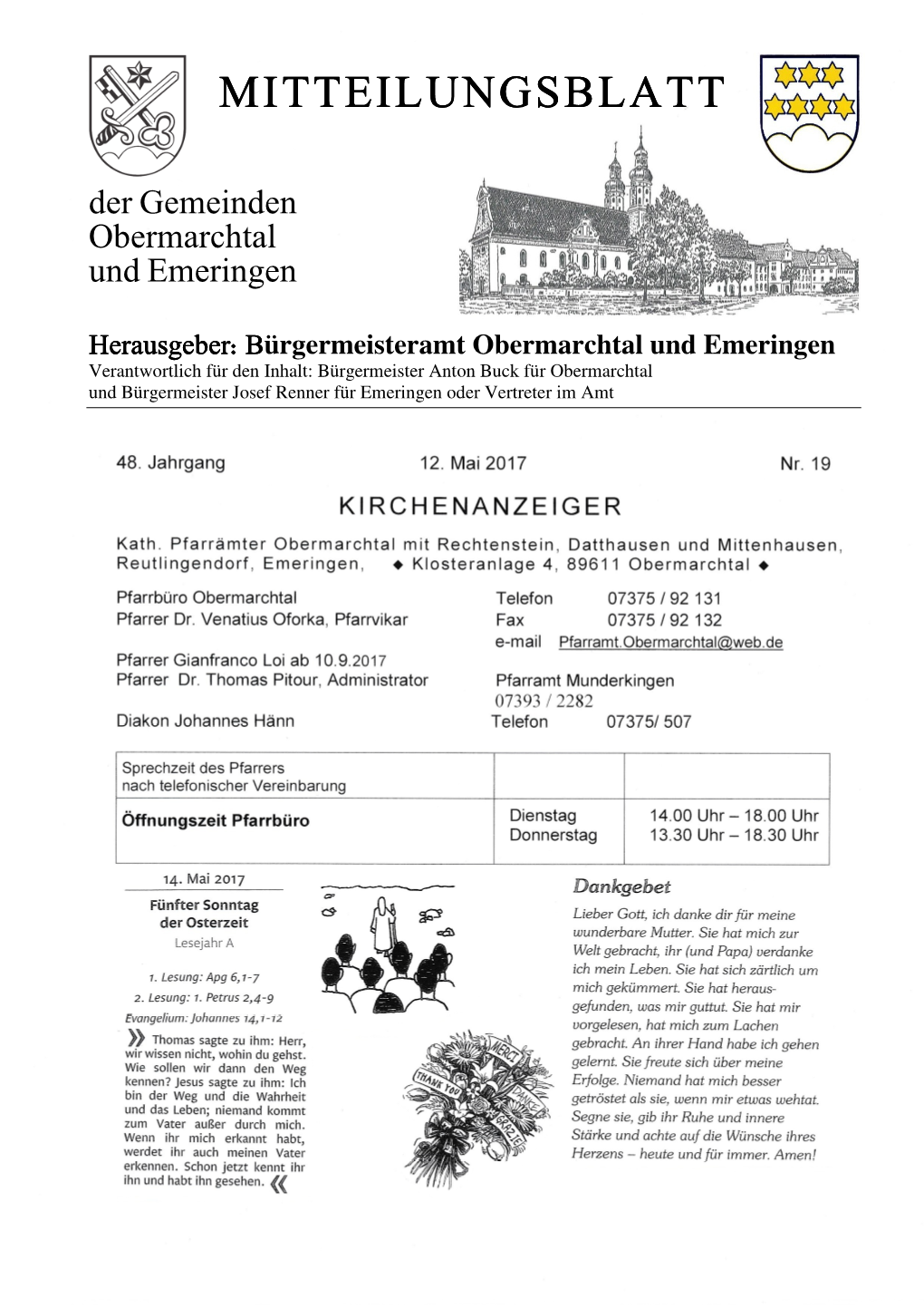 Mitteilungsblatt KW 19-2017