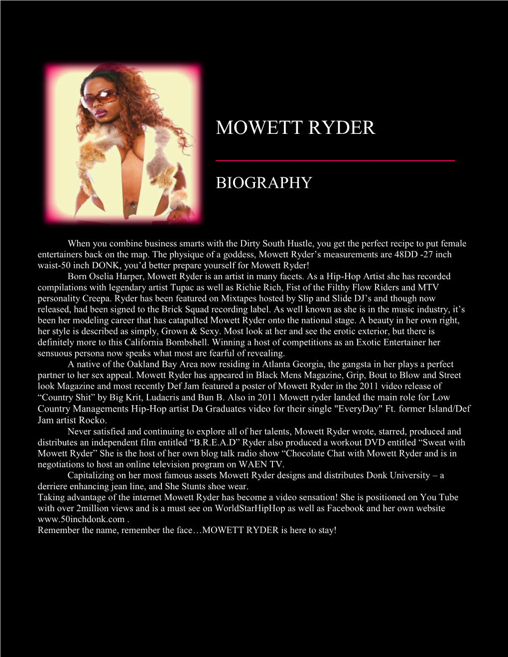 Mowett Ryder ______