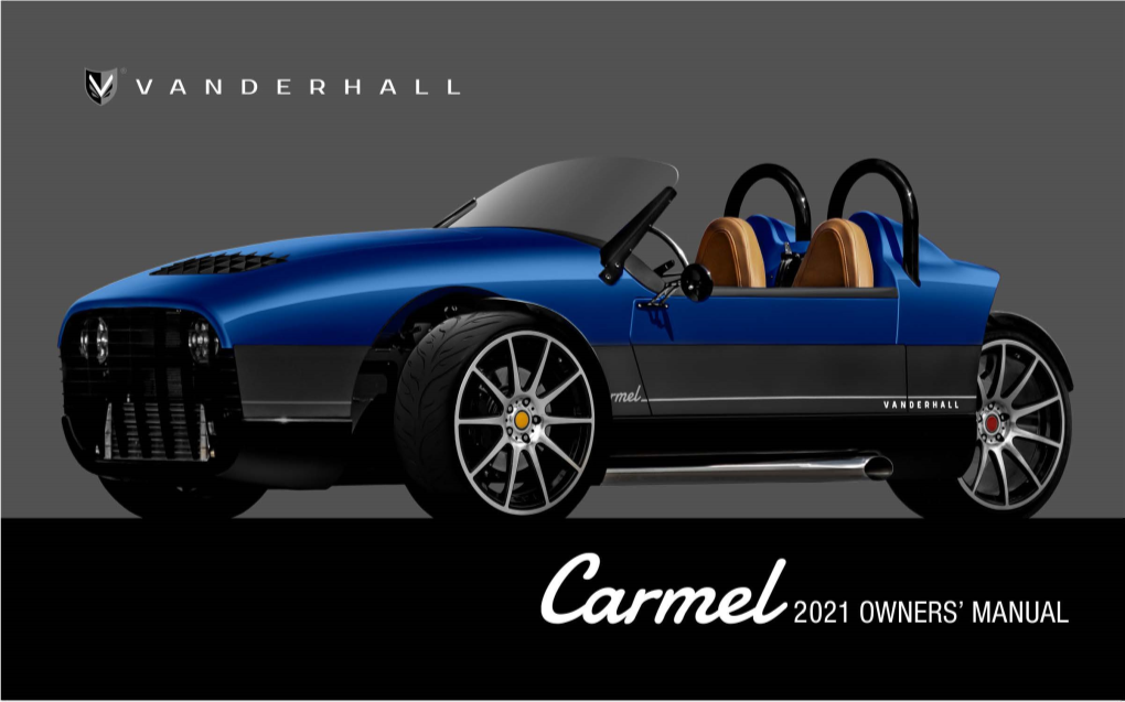 Carmel Owner's Manual 2021