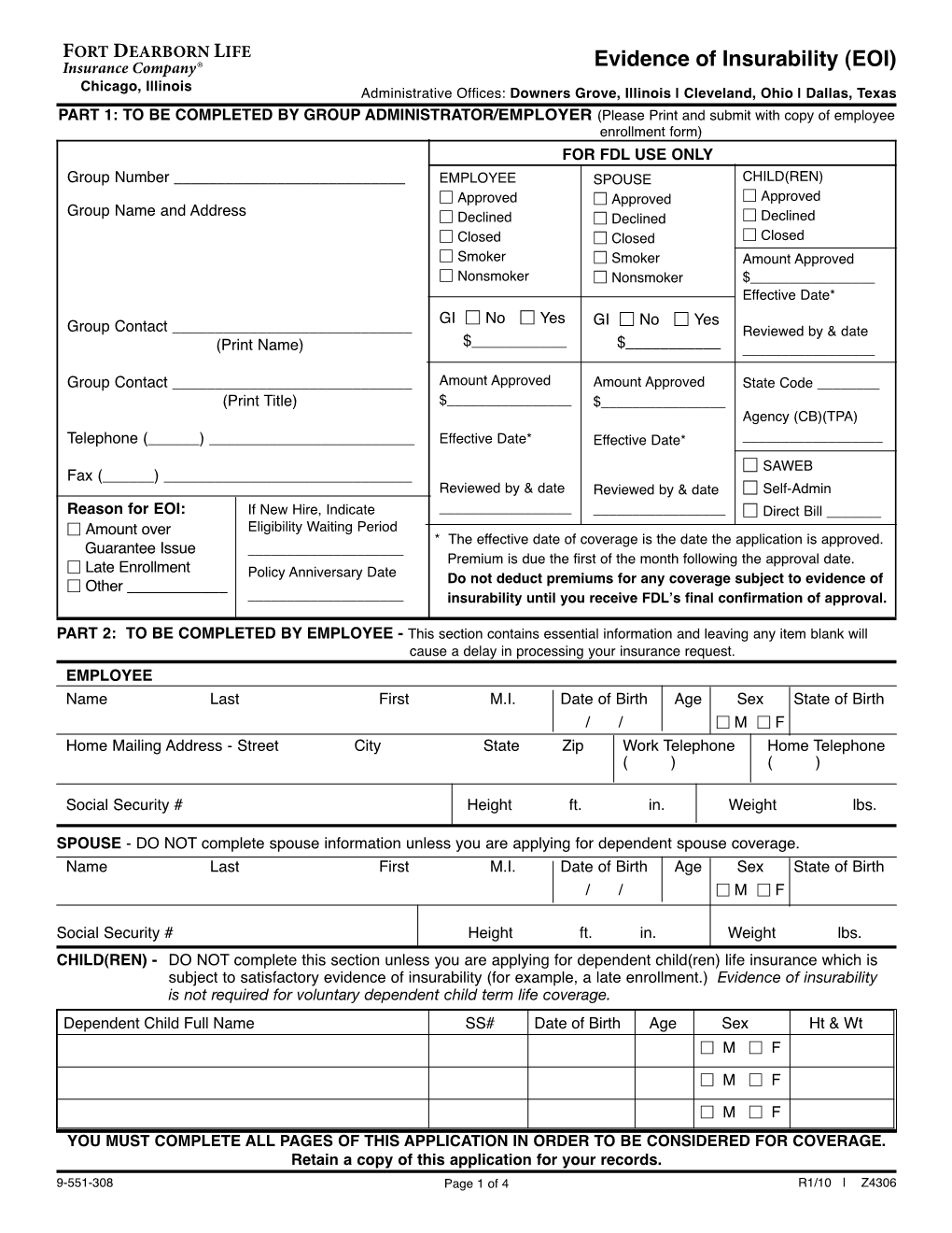 Evidence of Insurability Form Authorizes Information Concerning Proposed Insureds to Be Released Relative to Each Person’S Insurability