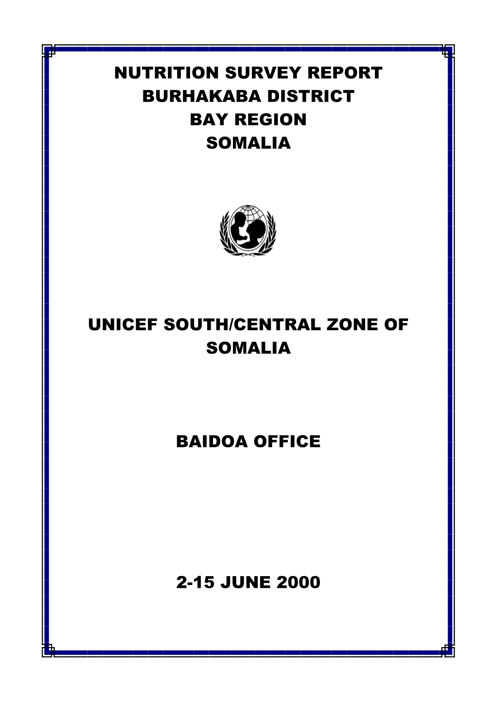 BAY Burhakaba District (UNICEF