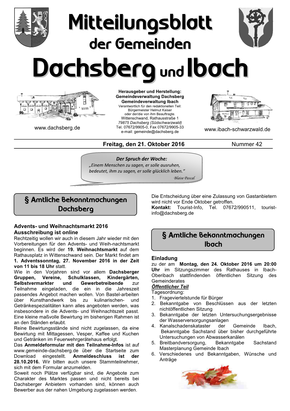 Dachsberg Undibach